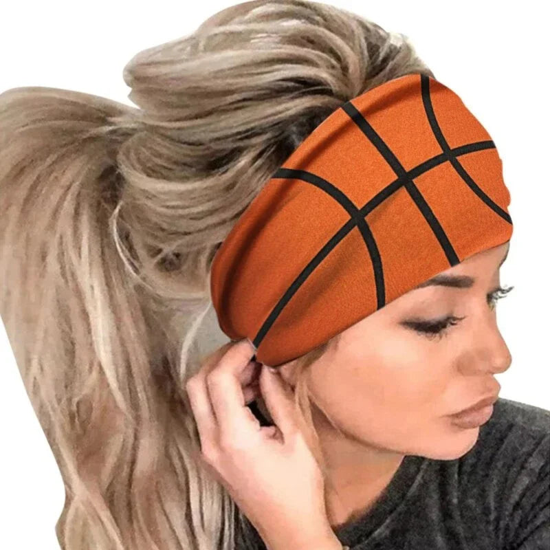 Wide Elastic Breathable Headbands, Sweatbands
