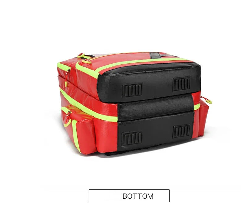 Large Capacity Outdoor Emergency Rescue First Aid Kit Backpack