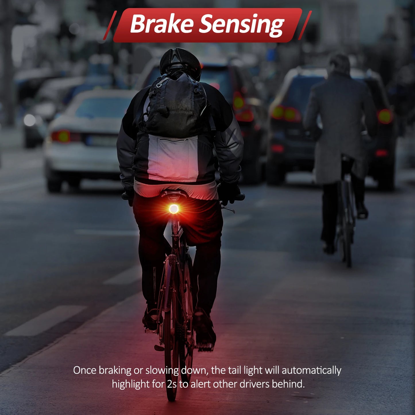 Waterproof Bike Taillight Burglar Alarm