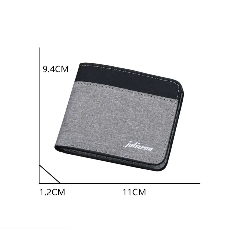 Canvas Credit Card Holder Wallet