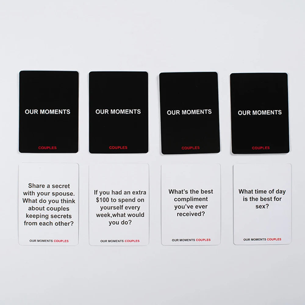 OUR MOMENTS Couples Card Game