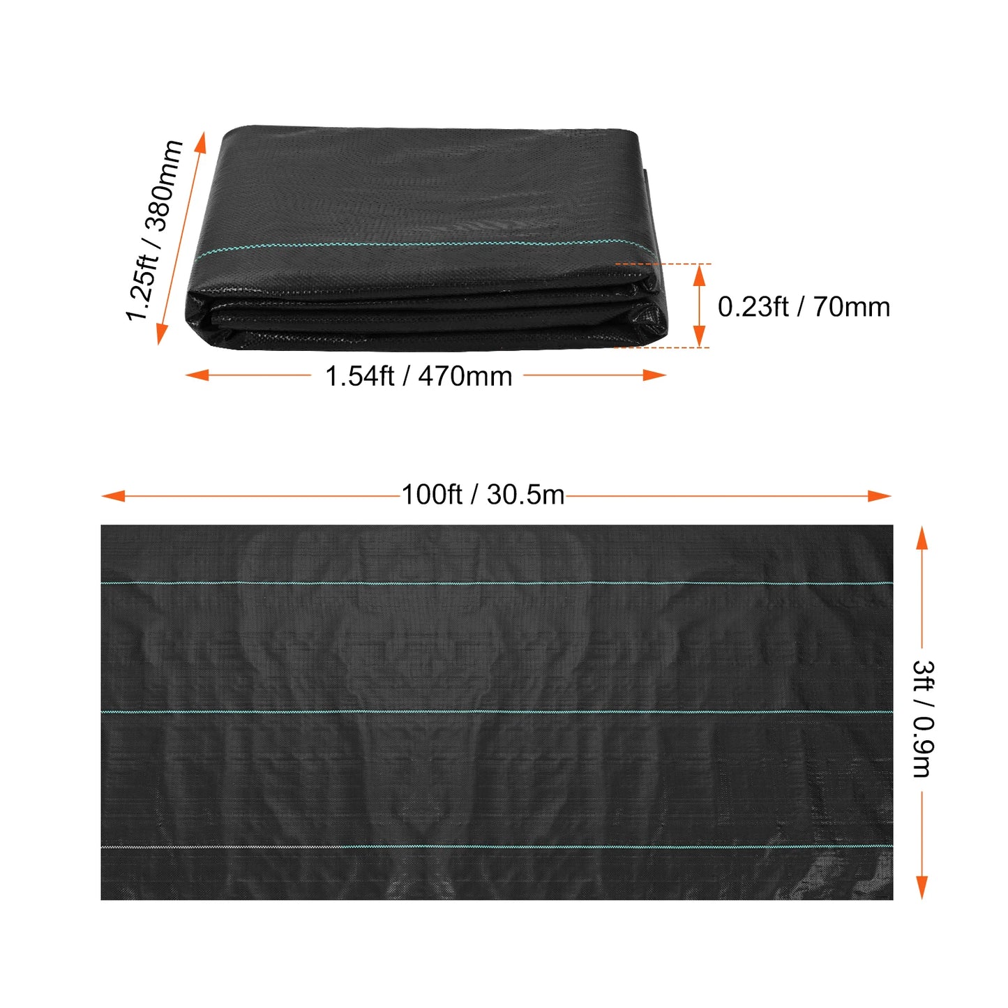 Heavy-Duty Landscape Weed Barrier