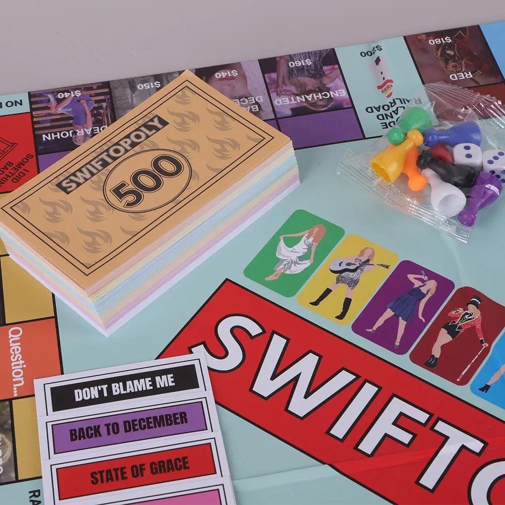 Family Swiftopoly Board Game