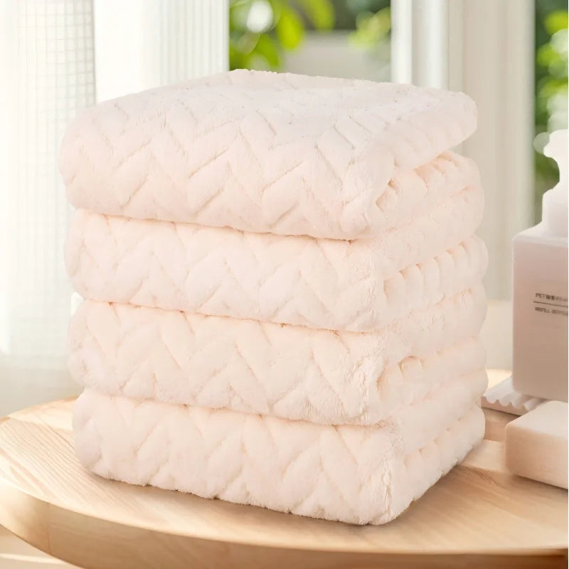 Ultra Soft Solid Color 4 Pc Towel Set
