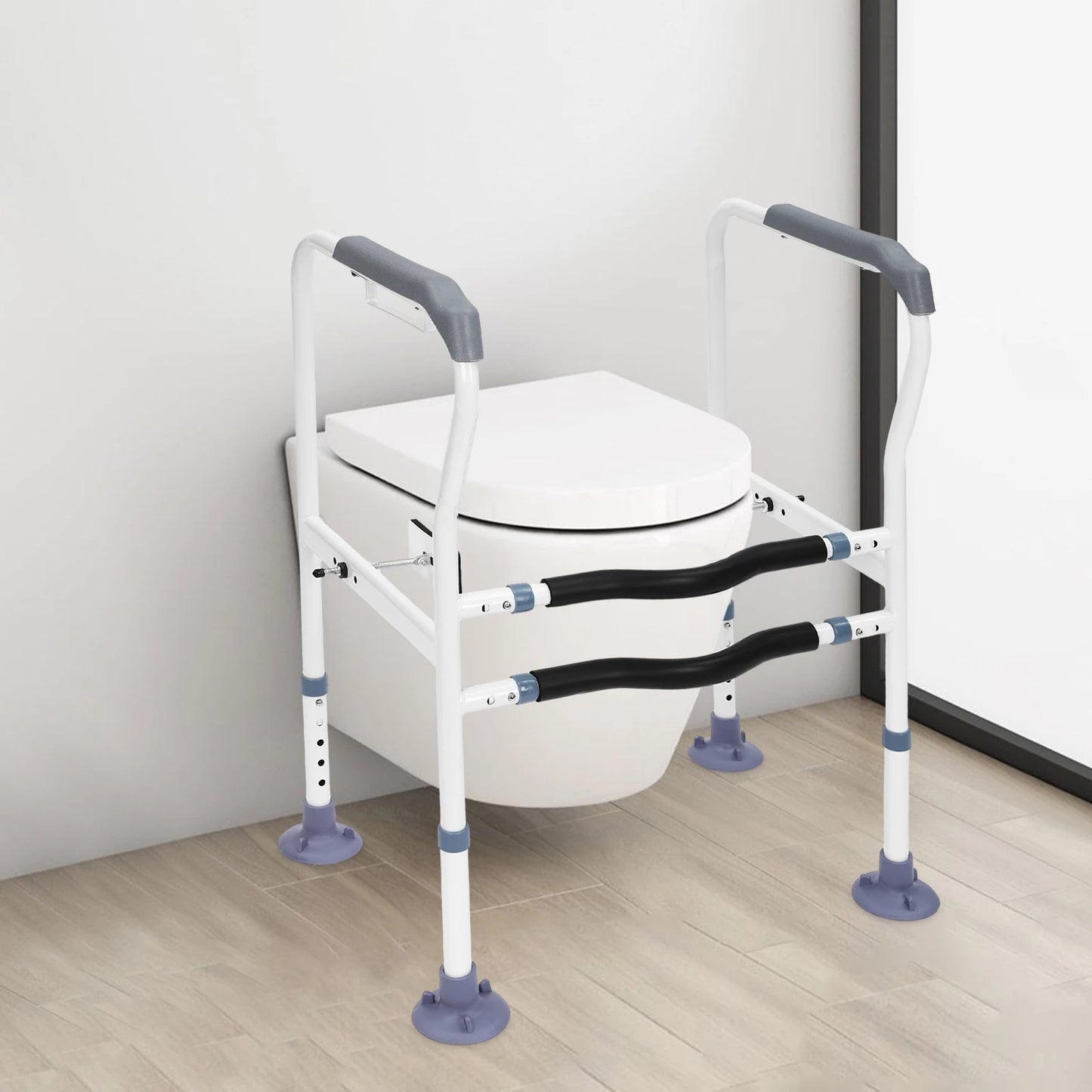 Toilet Safety Rails Frame for A Senior's Bathroom