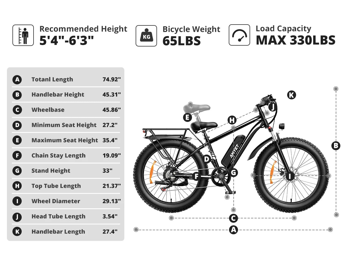 EB26 48V 15AH 31 MPH 1000W Electric Mountain Bike for Adults