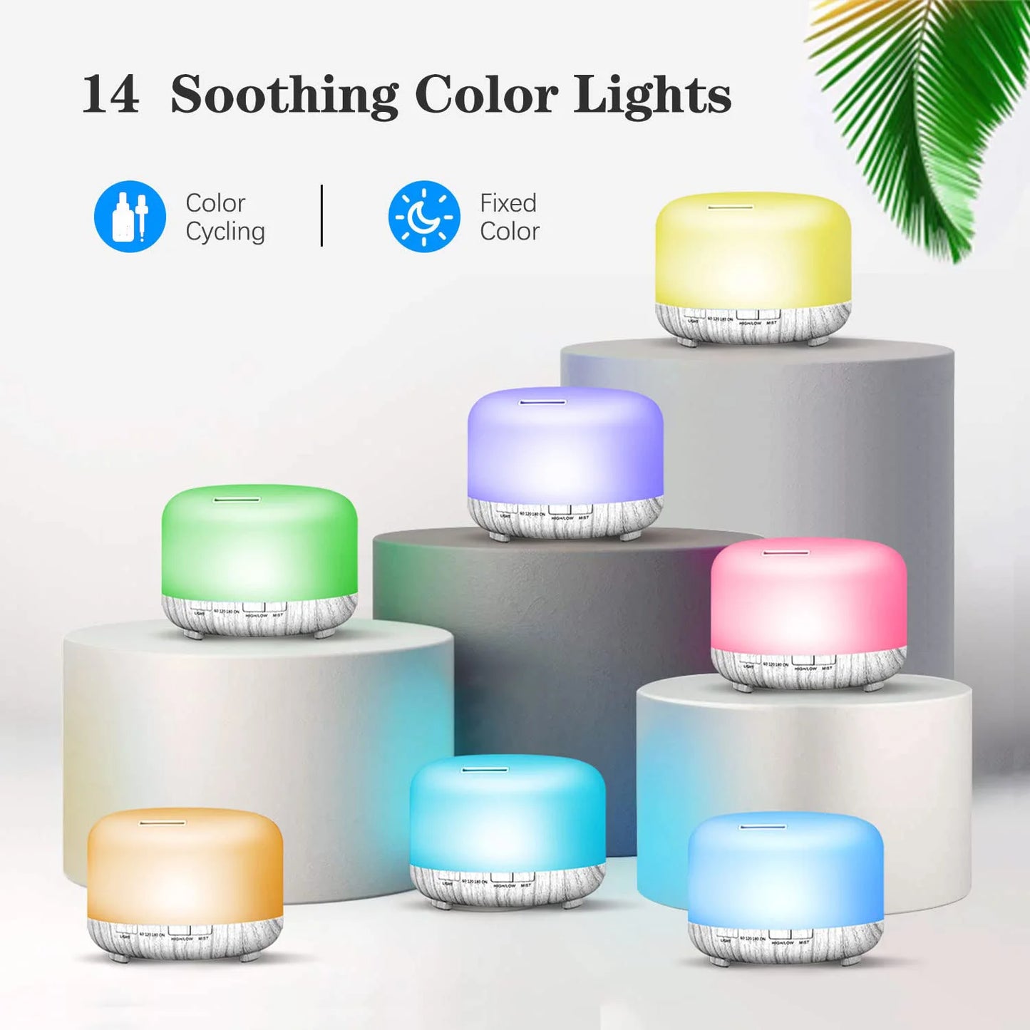 500ML Aromatherapy Oil Diffuser, Auto Shut Off