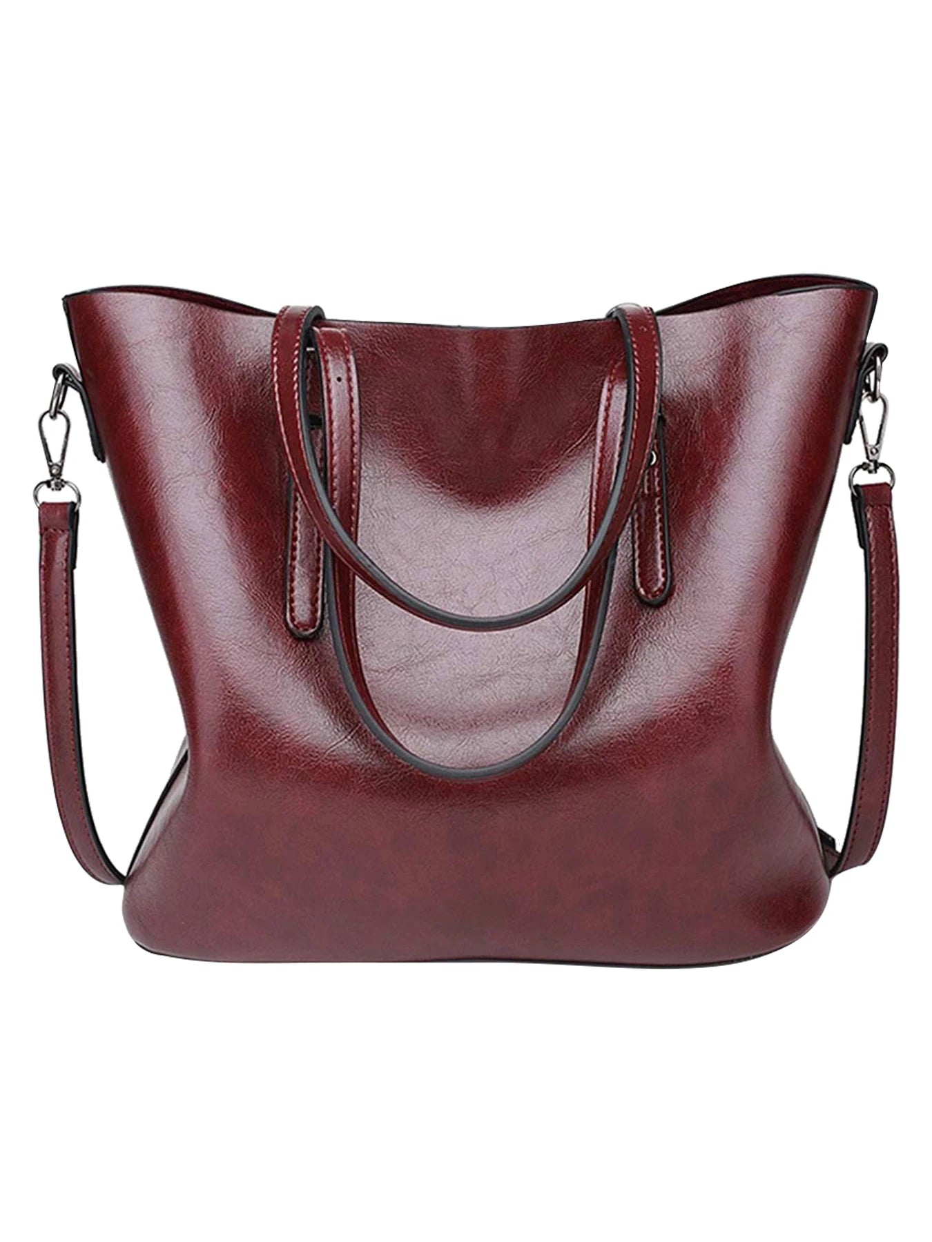 Women's Leather Purse With Handle