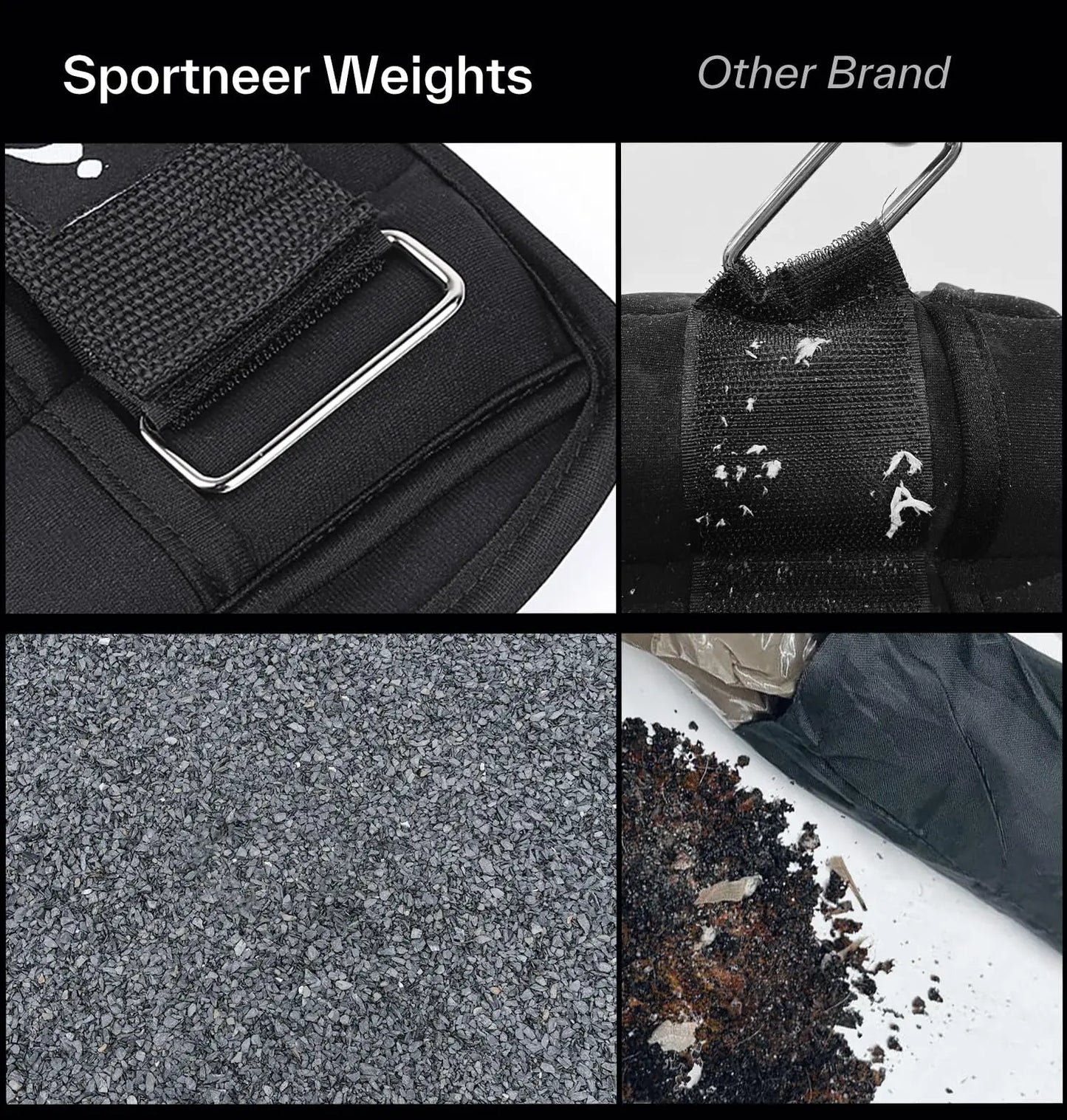 1 Pair Adjustable Weighted Ankle Straps