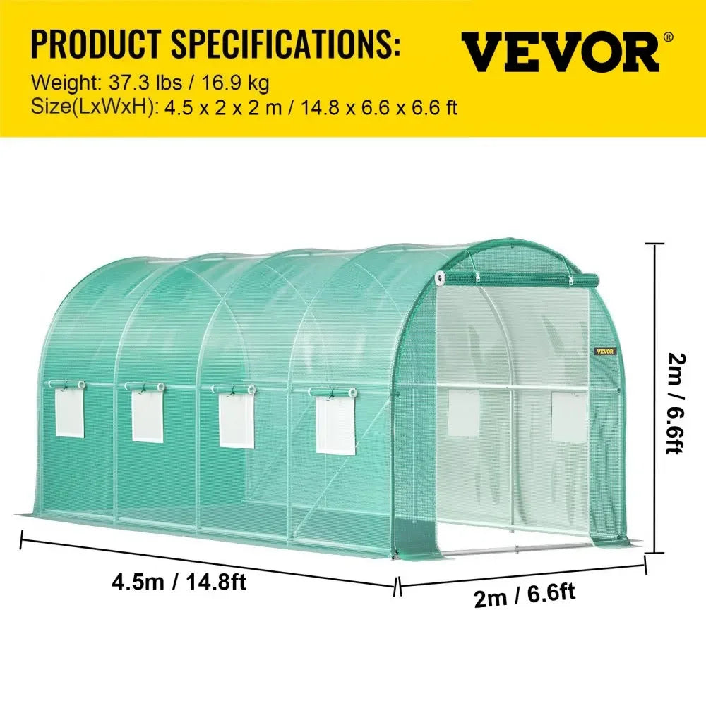 Greenhouse & 15x7x7/10x7x7/20x10x7/12x7x7 ft & Cold Frames