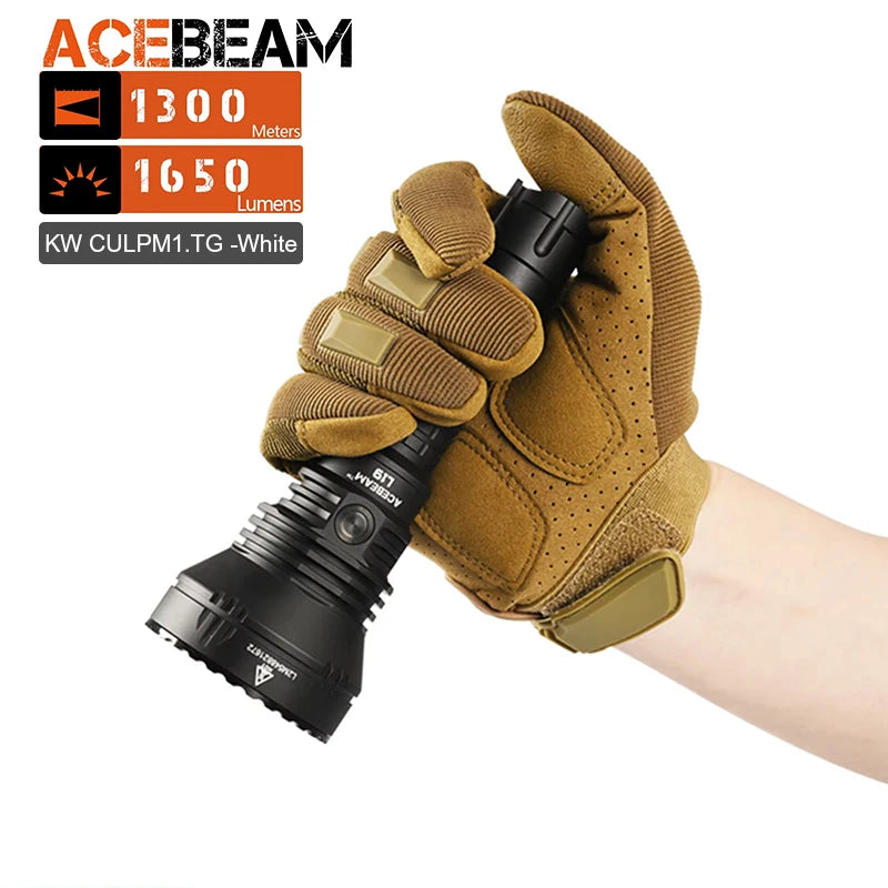2200 Lumens Rechargeable Night Hunting Flashlight