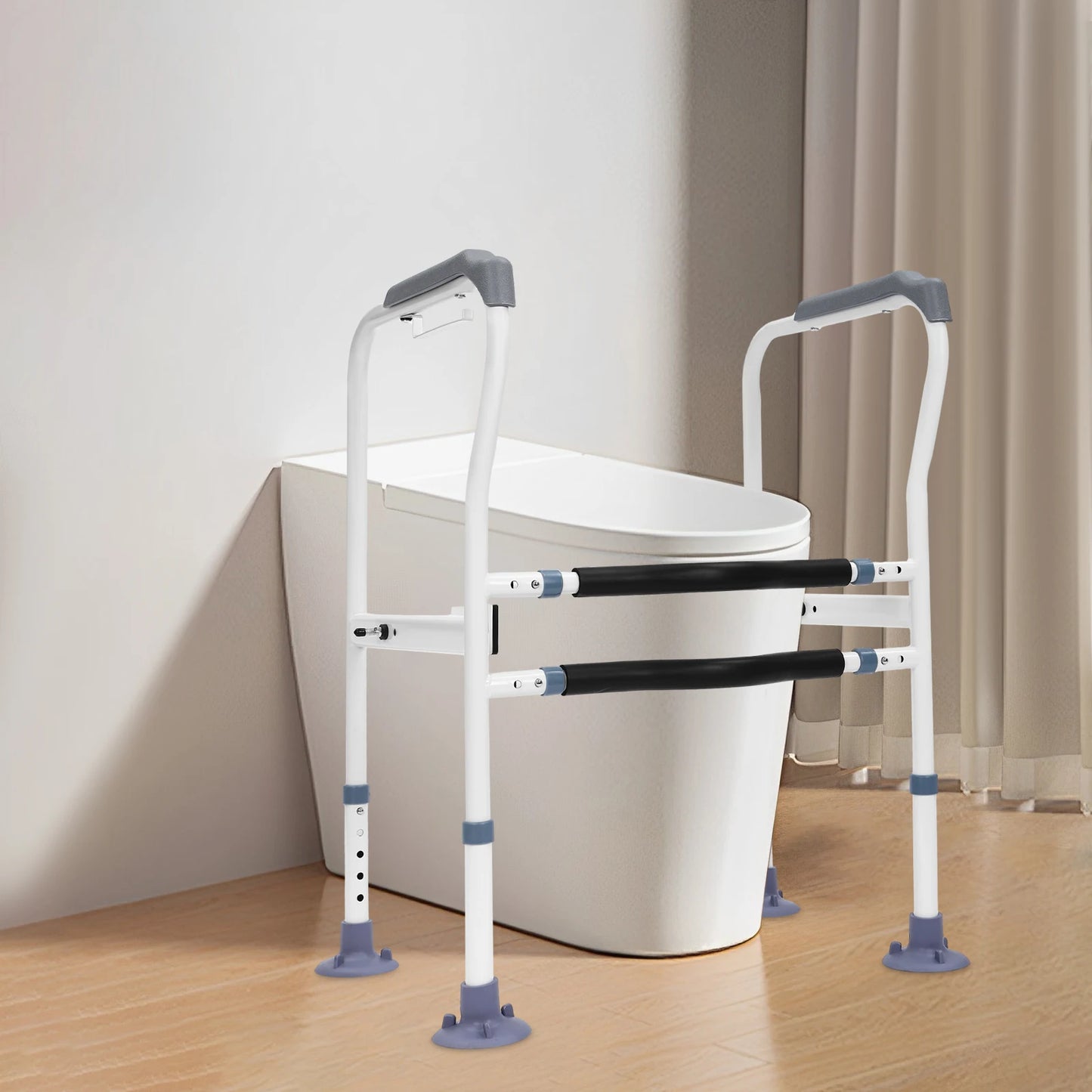 Toilet Safety Rails Frame for A Senior's Bathroom