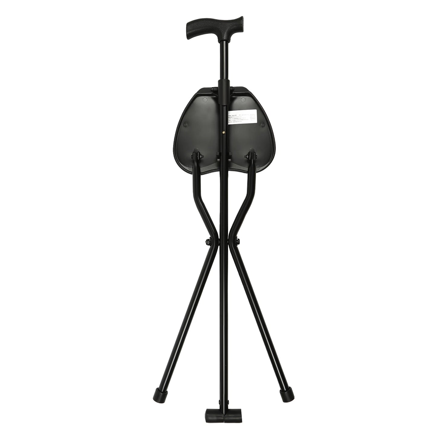 Portable Folding Walking Cane with Tripod Seat