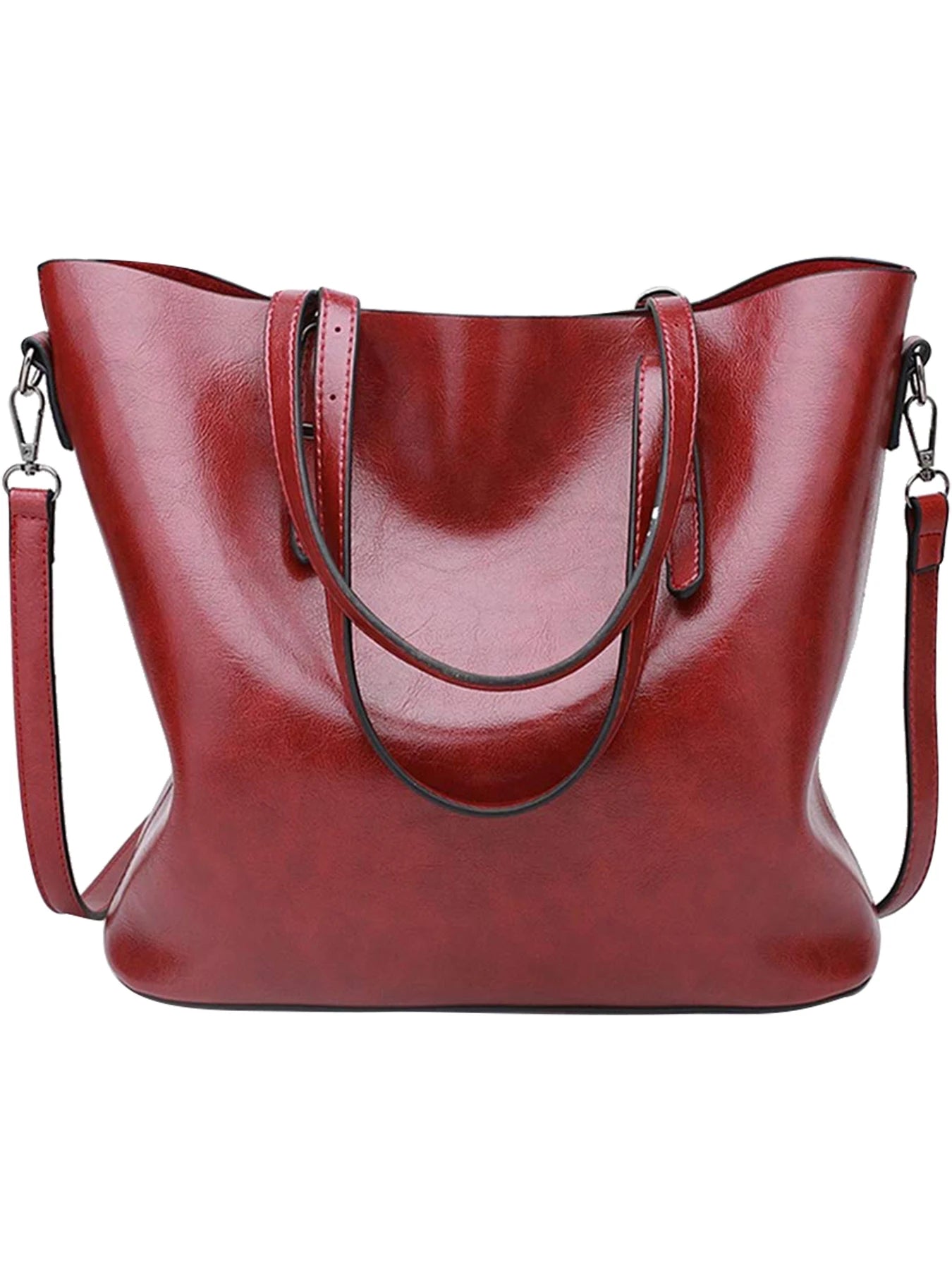 Women's Leather Purse With Handle