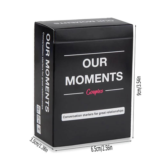 OUR MOMENTS Couples Card Game