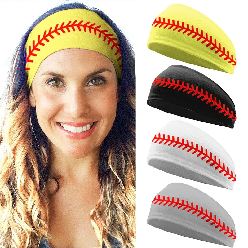 Wide Elastic Breathable Headbands, Sweatbands