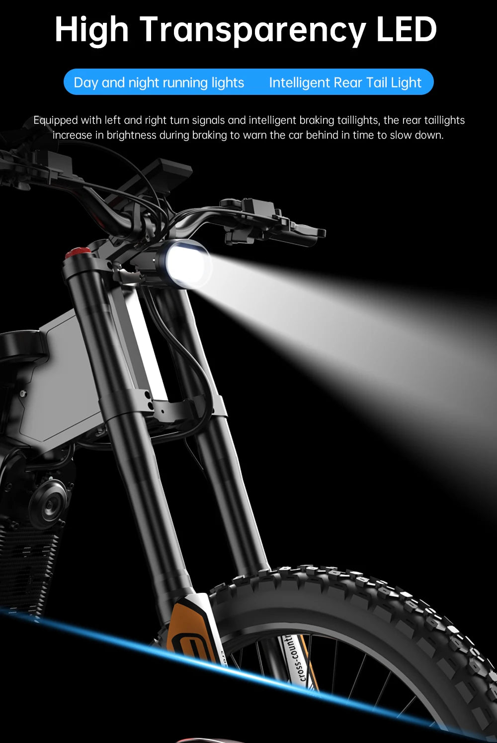 Adult Off-Road X21 Max EMotorcycle 3000W 60V30AH
