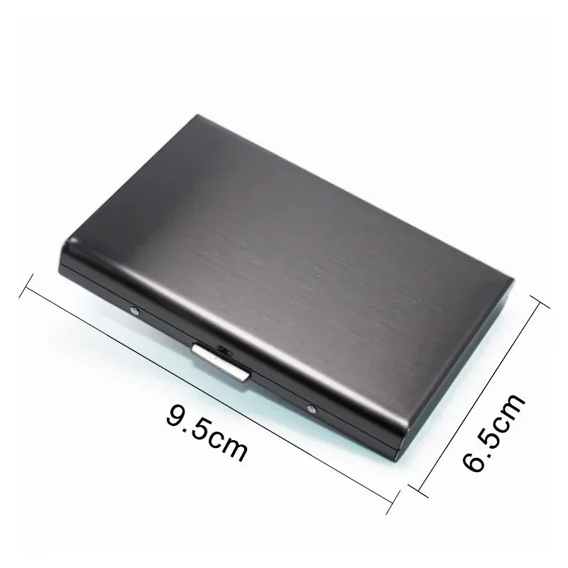 Slim Aluminum Mini Wallet, RFID Credit Card Holder