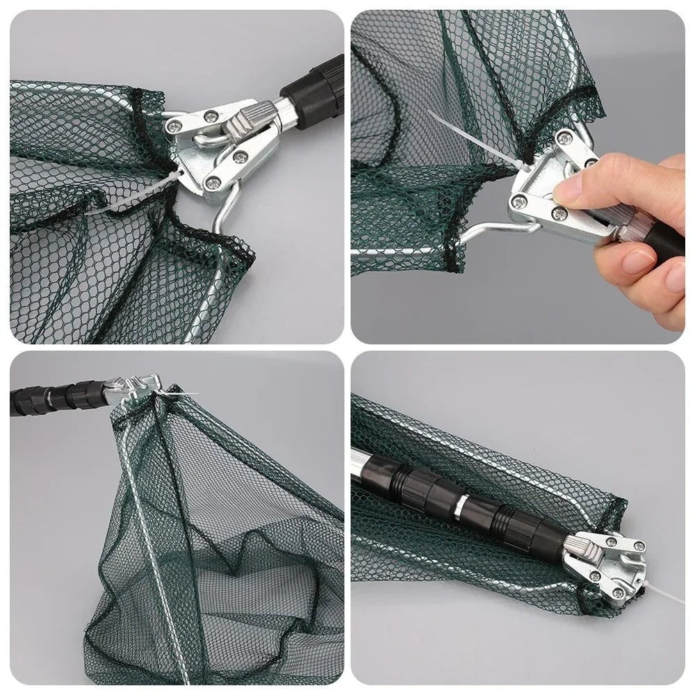 Telescopic Folding 190 cm Fishing Landing Net