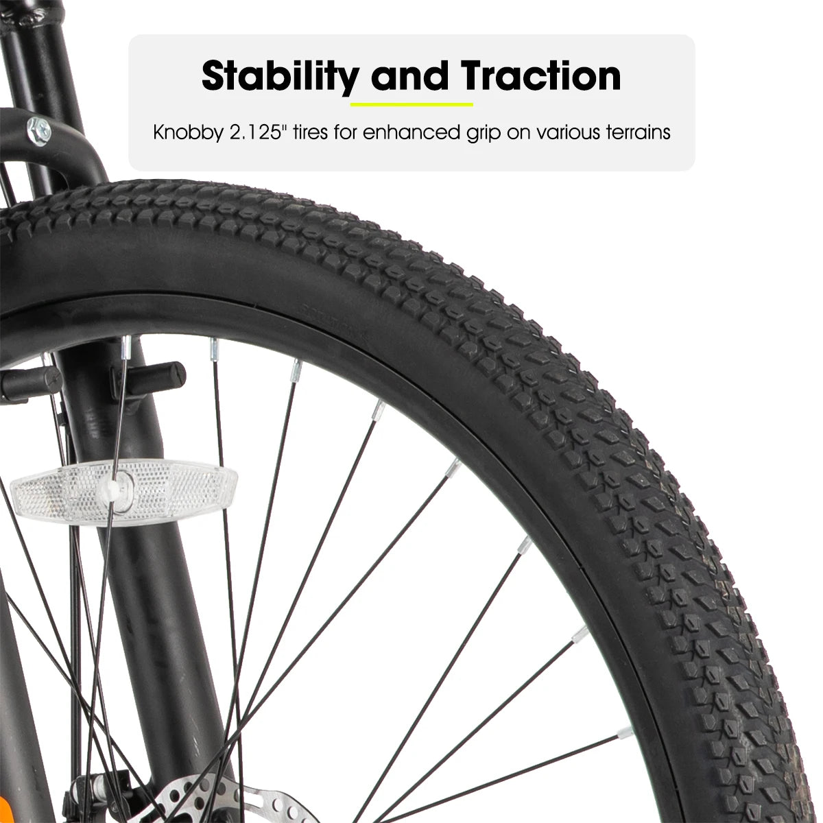 26" Mountain Bike, 21 Speed with Suspension Fork