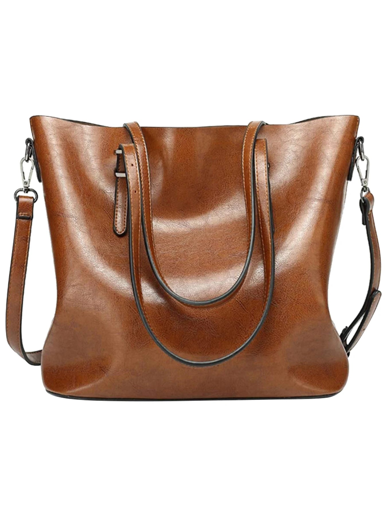 Women's Leather Purse With Handle