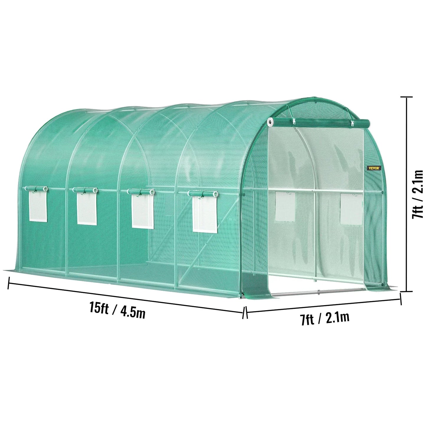 Greenhouse & 15x7x7/10x7x7/20x10x7/12x7x7 ft & Cold Frames