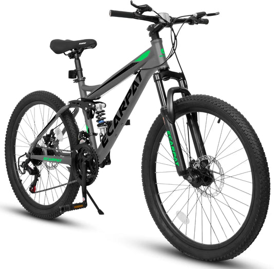 Dual Full Suspension Unisex Mountain Bike 24/26/27.5 Inch