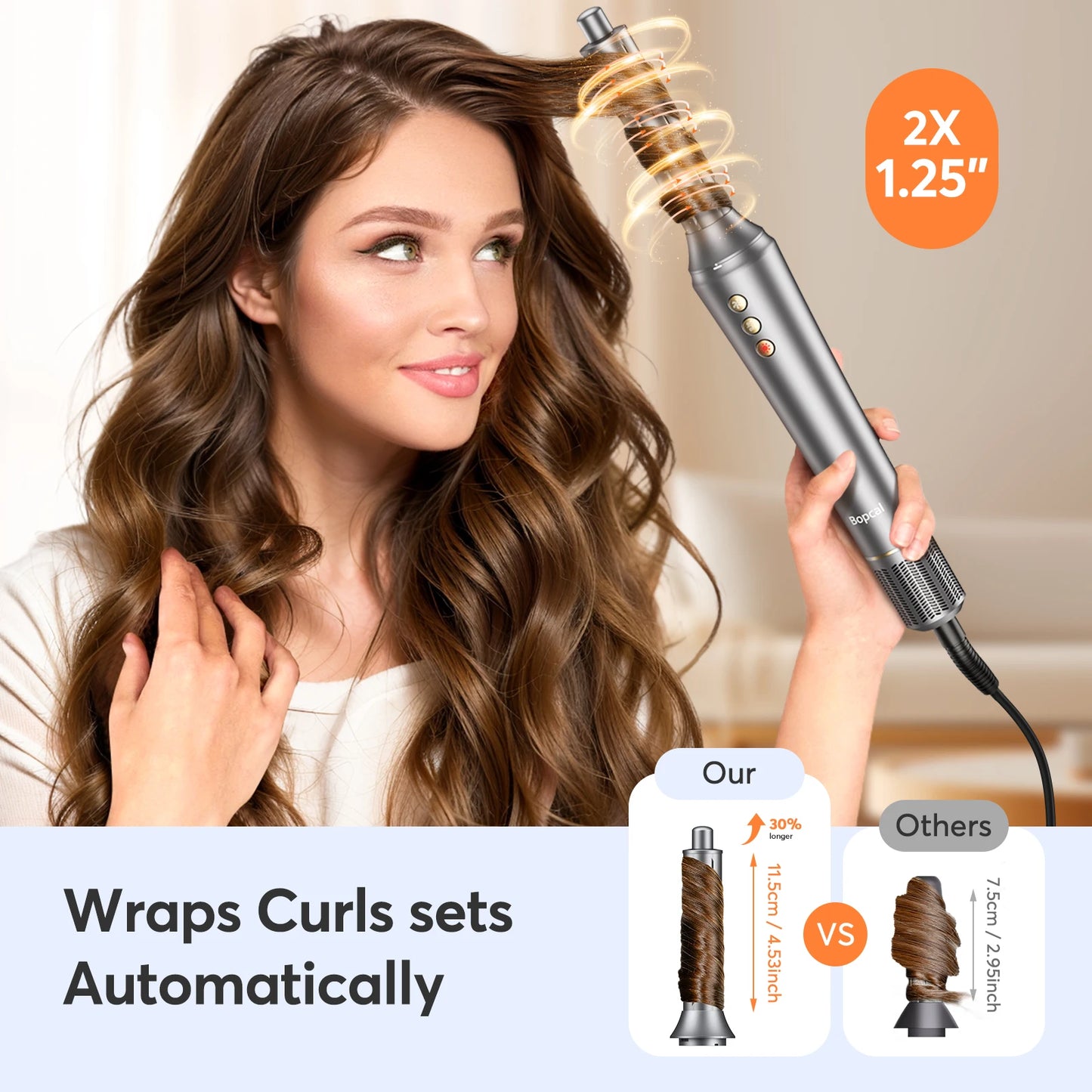 5 In 1 Electric Hair Dryer 1200W High Speed Blower
