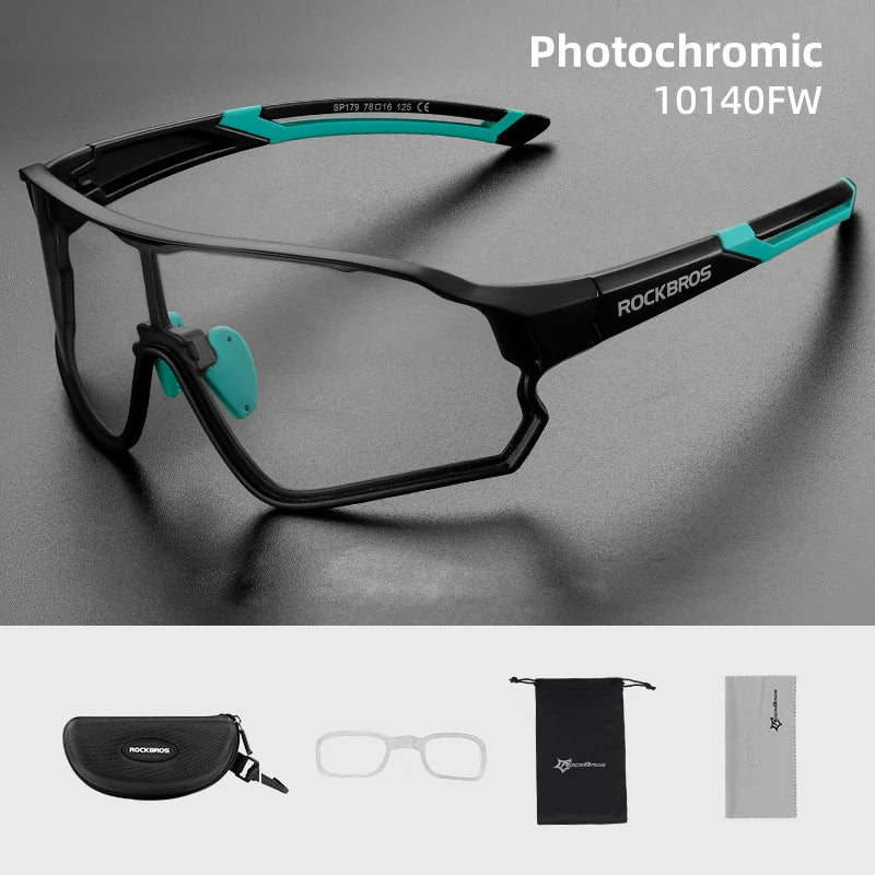 Ultra-light Sport Safe Cycling UV400 Photochromic Sunglasses