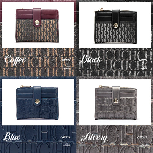 Classic Retro Men's and Women's Universal Wallet Letter Printed Portable Wallet