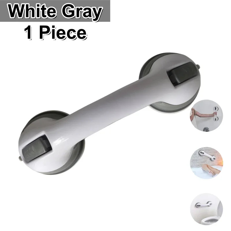 Dual Locking Suction Cup Bathroom Safety Grab Bars