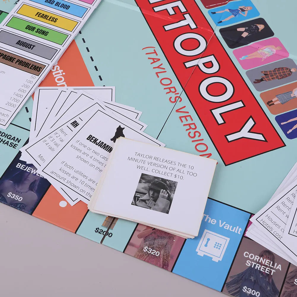 Family Swiftopoly Board Game