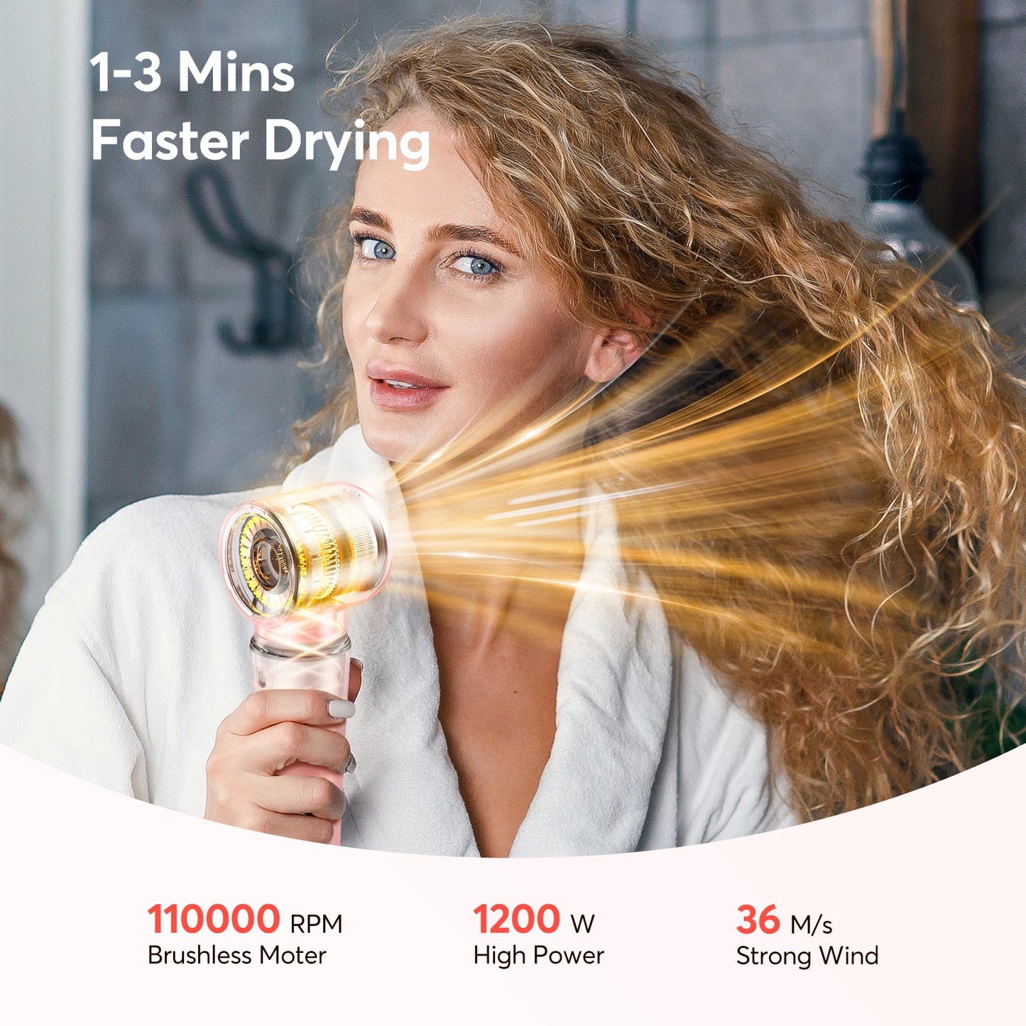 5 in 1 Multi Styling Hair Dryer, Straightener & 32mm Curling Hair Care