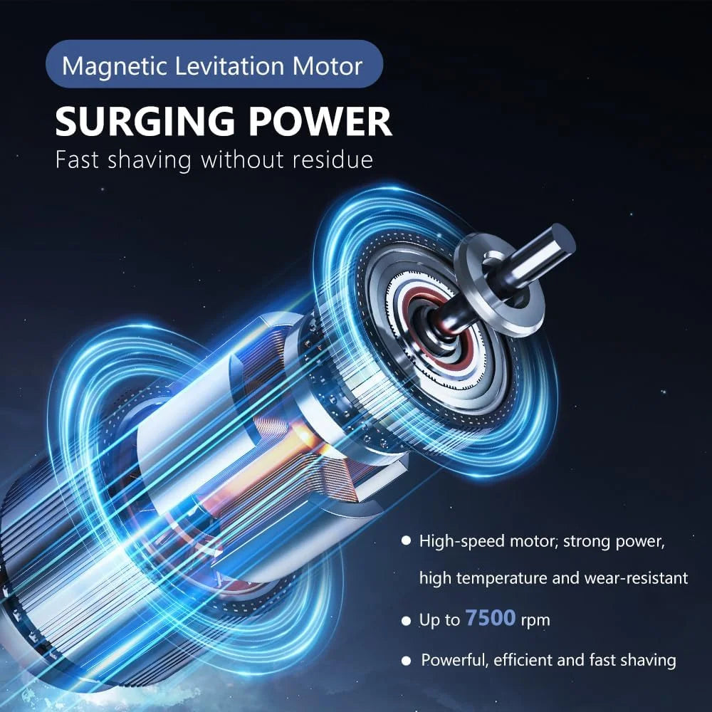 Electric Razor for Men, Foil Shaver with 3-Blade Edge