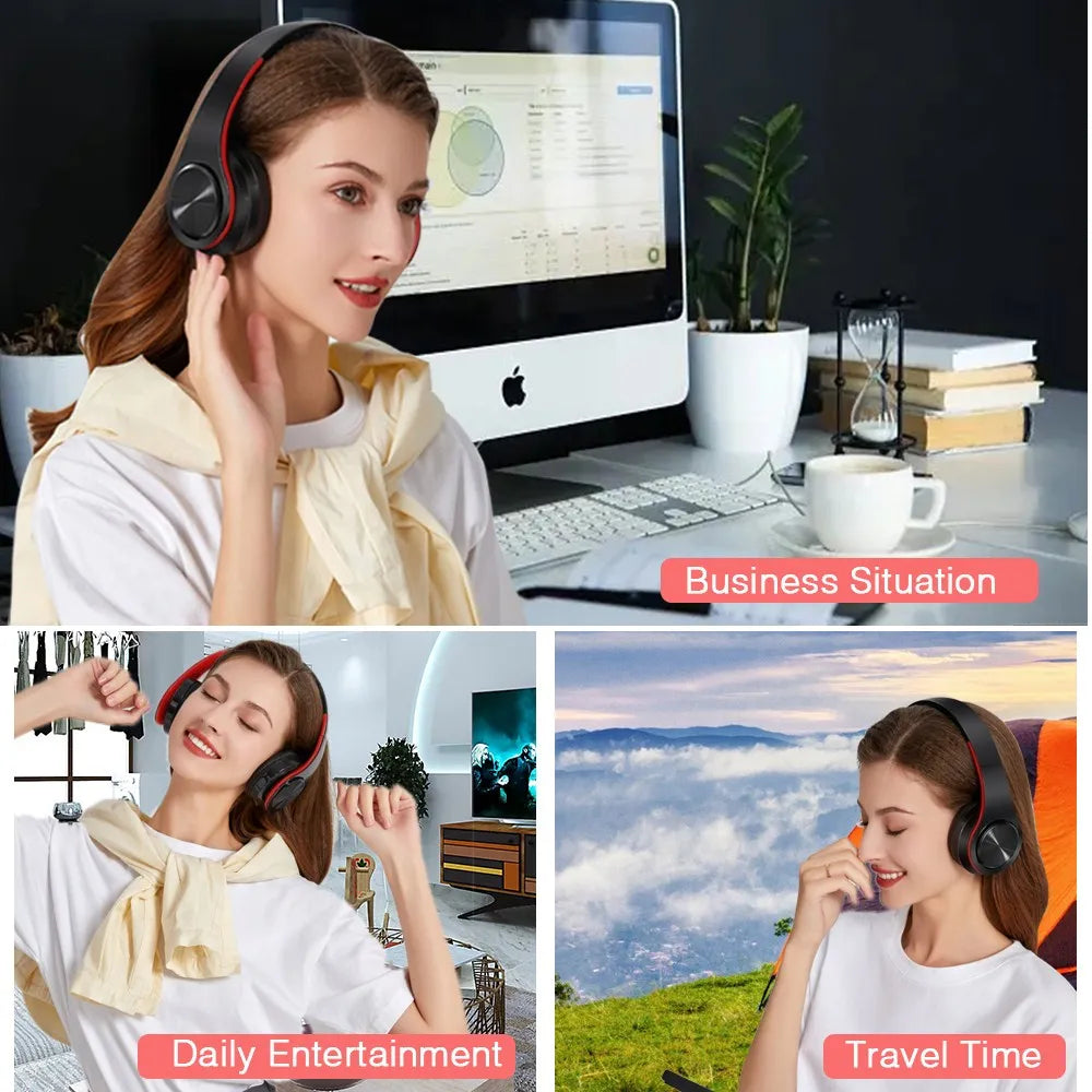 2025 Upgraded Wireless Bluetooth Headphones