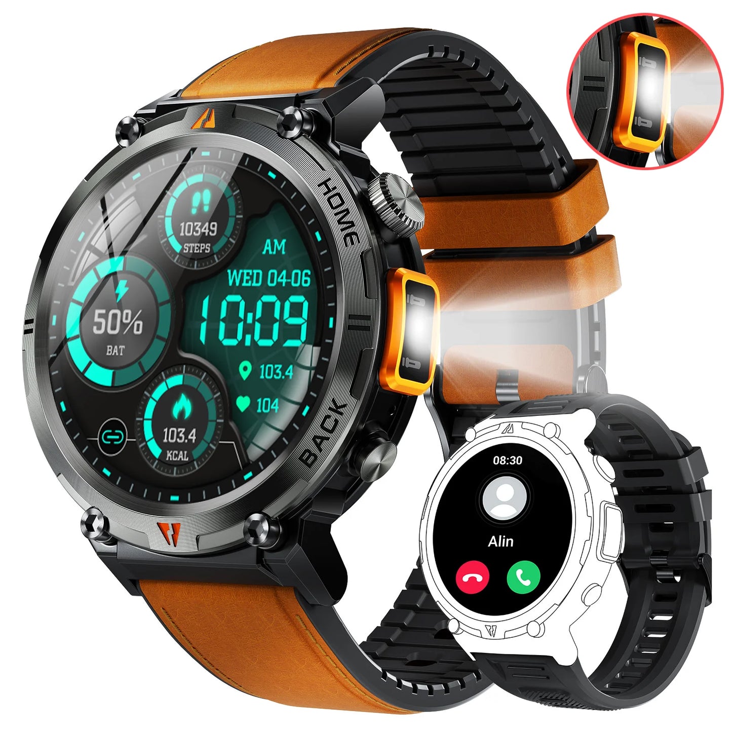 KE3 Bluetooth Call Men's Smart Watch
