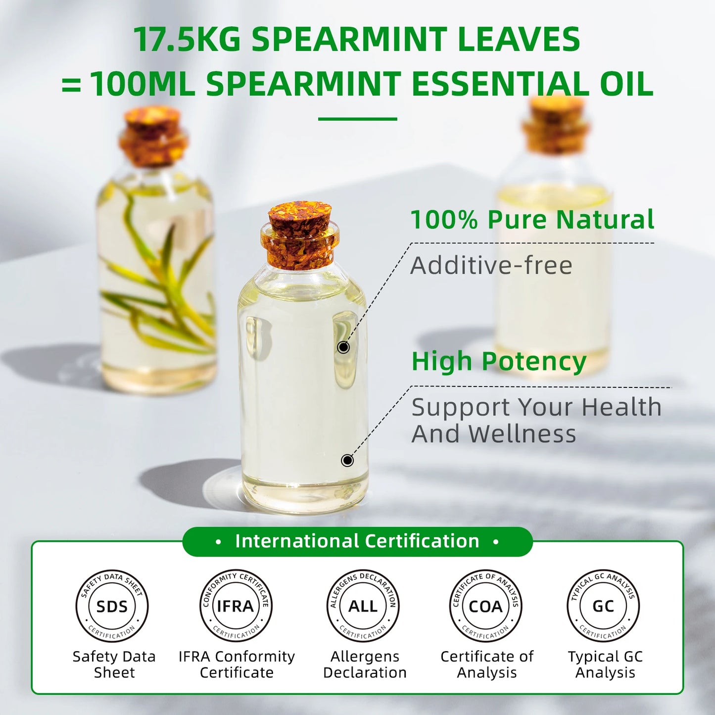100ML Pure Essential Oils for Diffuser, Humidifier, Massage, Bath