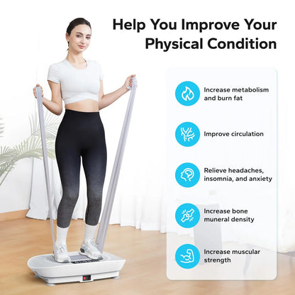 Vibration Plate Whole Body Workout Exercise Machine