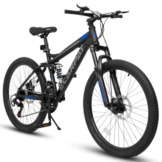 Dual Full Suspension Unisex Mountain Bike 24/26/27.5 Inch