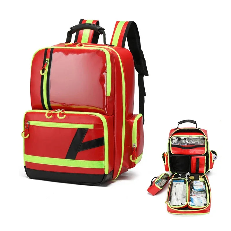Large Capacity Outdoor Emergency Rescue First Aid Kit Backpack