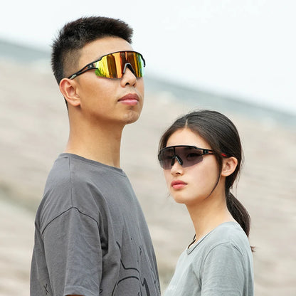 Cycling Glasses, UV400 Photochromic Polarized Lens