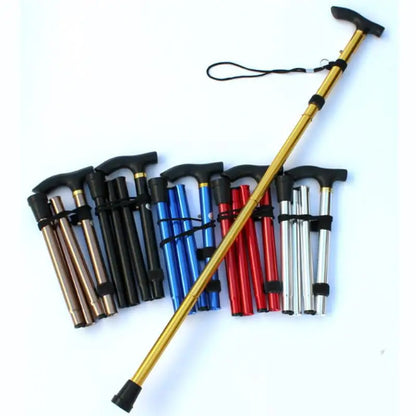 Multifunction Telescopic Foldable Walking Stick