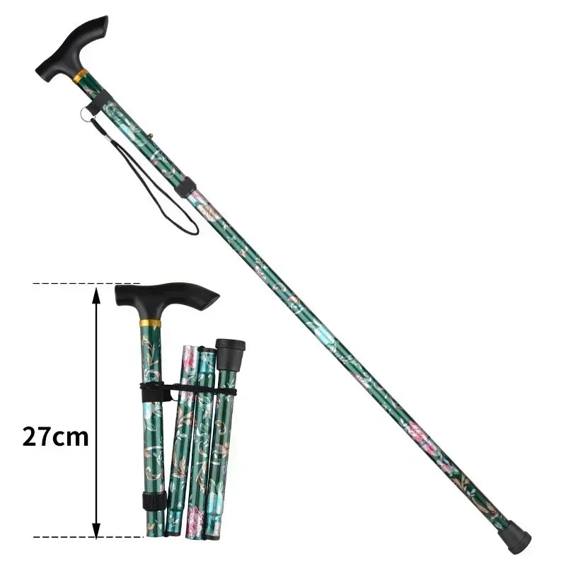 Outdoor Folding Telescopic Walking Sticks