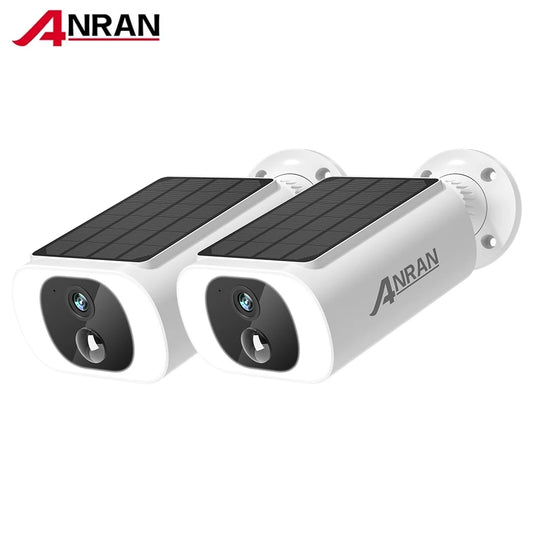 2/3/4 PCS Outdoor Wireless WIFI Security Camera 2.4G 3MP Battery Solar, 
Local Alarm