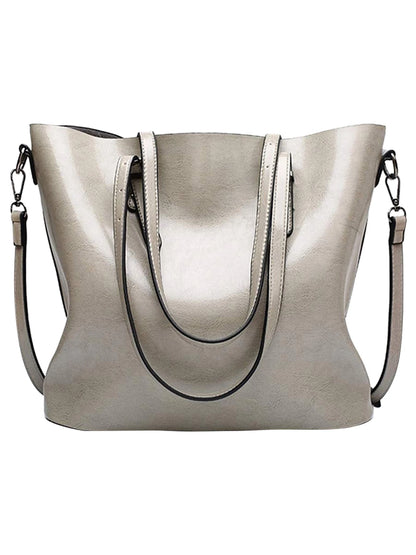 Women's Leather Purse With Handle