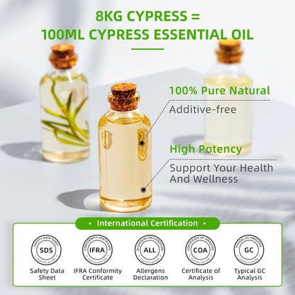 100ML 100% Pure Nature Cypress Essential Oils