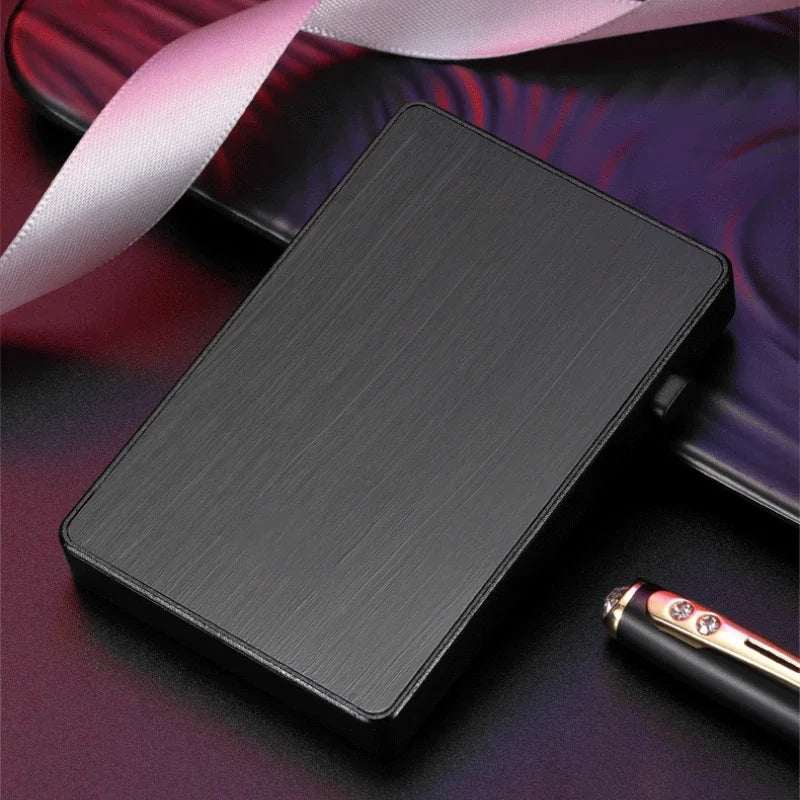 Small Pop-Up Aluminum Unisex Card Holder RFID Protected Wallet