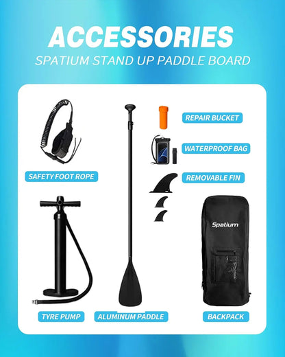 Inflatable Stand Up Paddle Board with a Supplemental Board for Adults