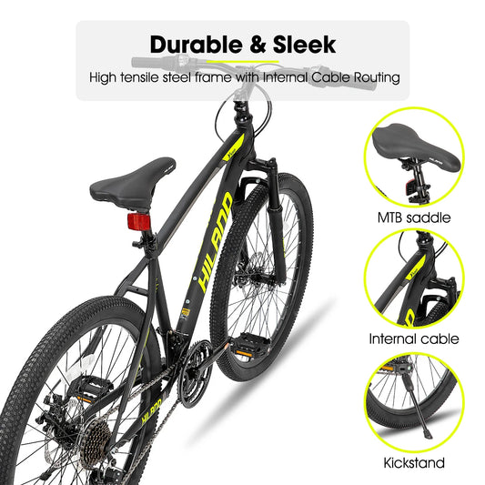 26" Mountain Bike, 21 Speed with Suspension Fork