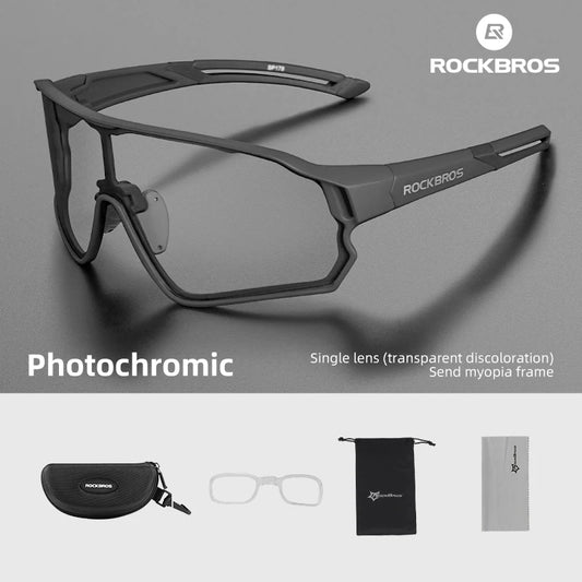 Ultra-light Sport Safe Cycling UV400 Photochromic Sunglasses
